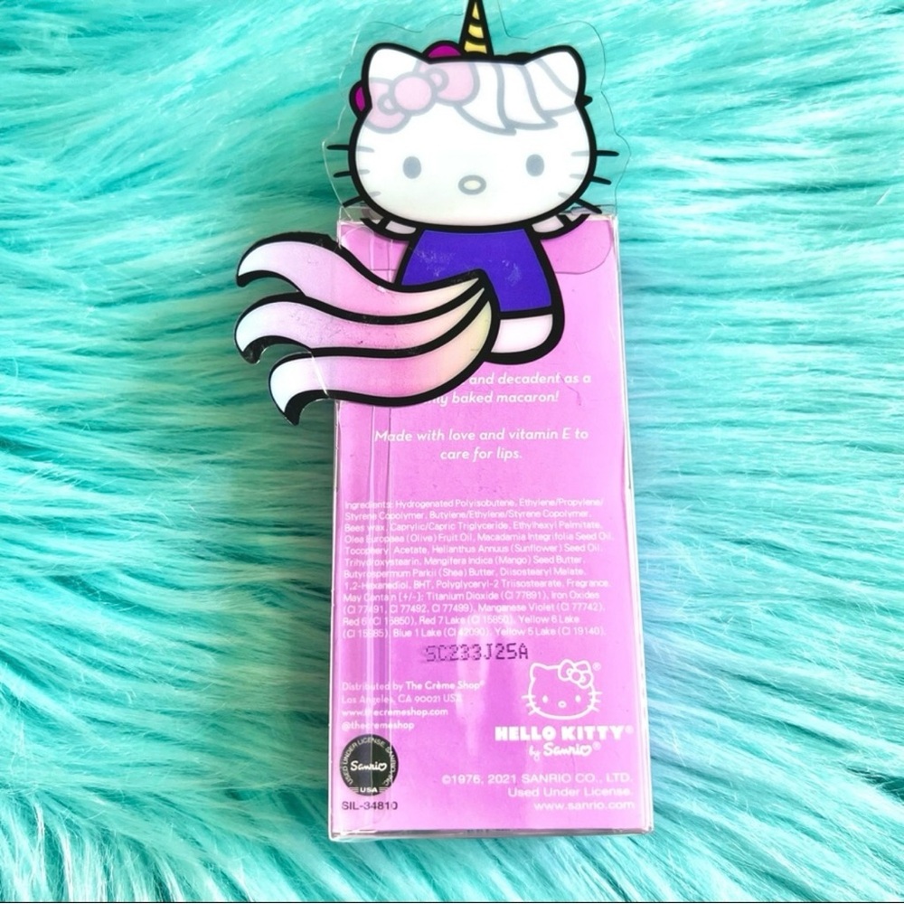 Crème Shop X Sanrio Rainbow Sherbet Hello Kitty Lip Balm Limited Edition - Picture 5 of 7